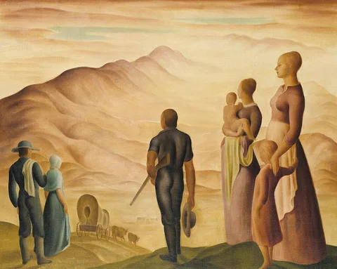 Helen Lundeberg, Pioneers of the West