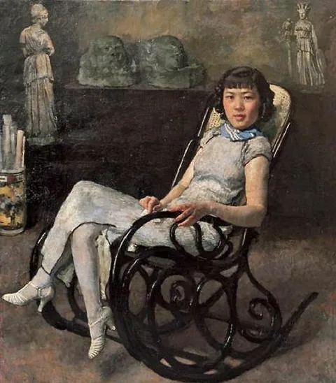 Xu Beihong, Portrait-of Sun Duoci (1912-1975)