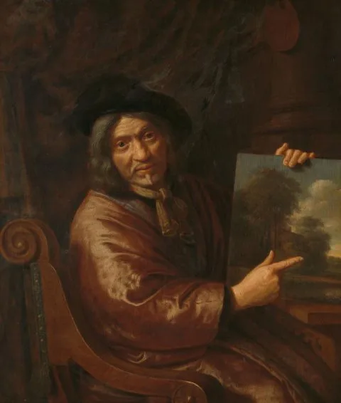Pieter van Asch, Self-Portrait