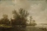 Pieter van Asch, River landscape