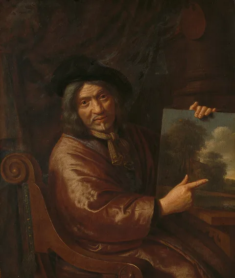 Pieter van Asch, Self portrait