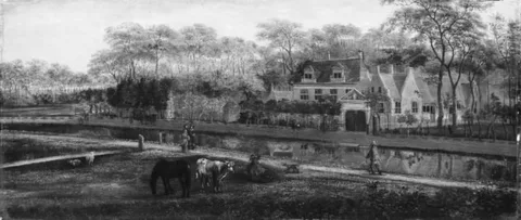 Pieter van Asch, View of the Country House Oversteen
