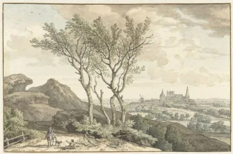 Isaac de Moucheron, Gezicht op het kasteel van Bentheim
