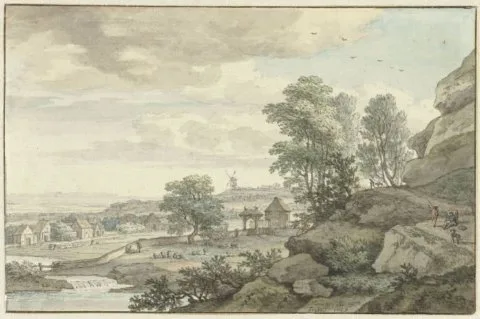 Isaac de Moucheron, Gezicht in de omgeving van Bentheim