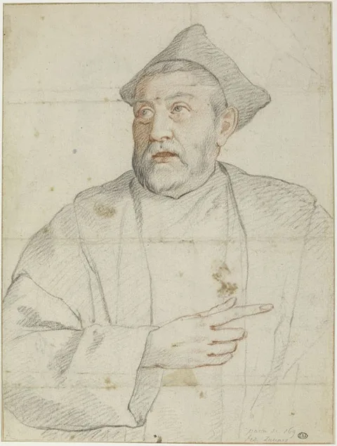 Federico Zuccari, Portrait of Vincenzo Borghini
