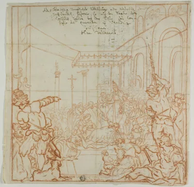 Federico Zuccari, Submission of the Emperor Frederick Barbarossa to Pope Alexander III