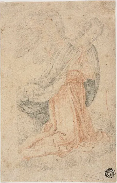 Federico Zuccari, Kneeling Angel