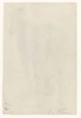 Pieter van Bloemen, Schets van een zittende koe