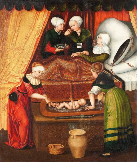 Lucas Cranach the Elder, The Birth of John the Baptist