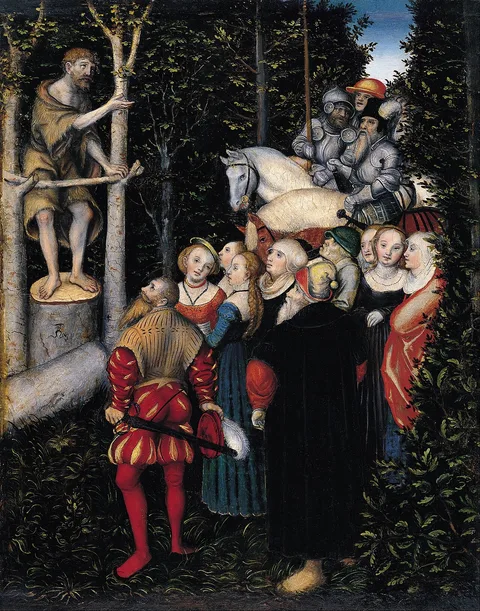 Lucas Cranach the Elder, The Sermon of St. John the Baptist