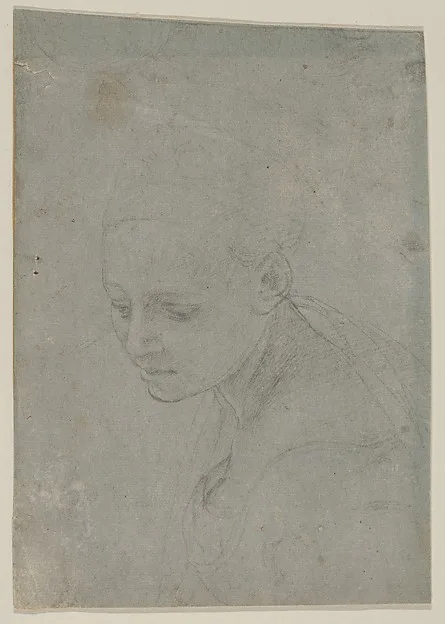 Bronzino, Study of a Young Woman in Three-quarter Bust-Length
