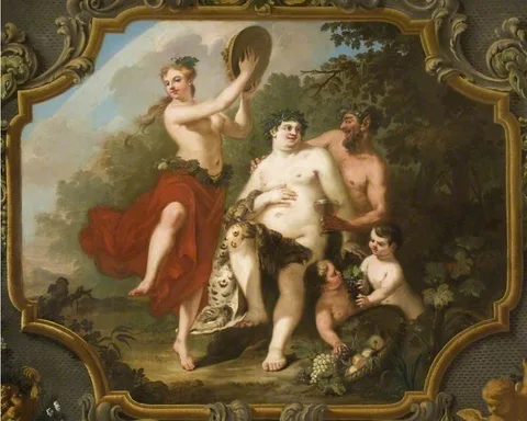 James Thornhill, Autumn, Bacchus (detail)
