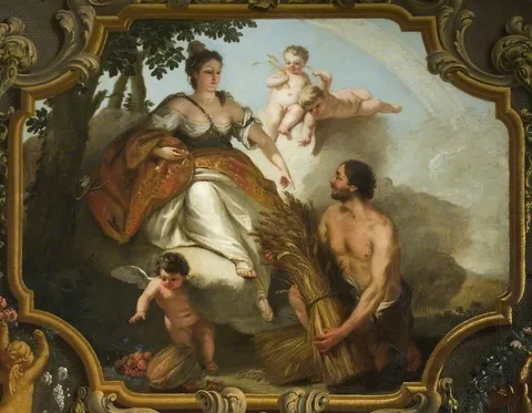 James Thornhill, Summer, Ceres (detail)