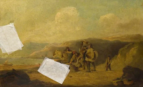 John Wilson, Coast Scene with Figures