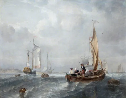 John Wilson, Small Ships and Boats off the Coast