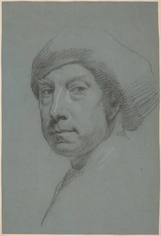 Jonathan Richardson, Self-Portrait Wearing a Turban