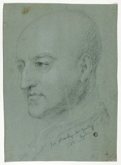 Jonathan Richardson, Head of a Man (recto); Head of a Woman (verso)