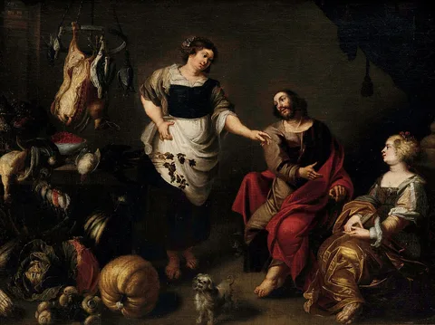 Erasmus Quellinus II, Jesus in the house of Martha and Mary
