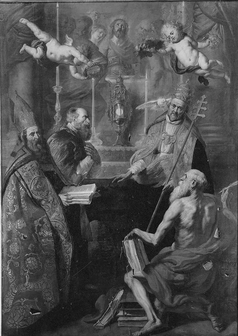 Erasmus Quellinus II, Dispute of the Church Fathers over the Holy Sacrament