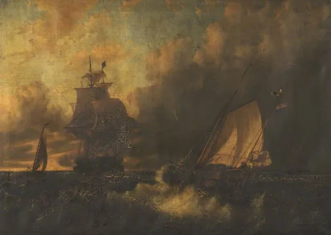 Edward William Cooke, Ships at Sea