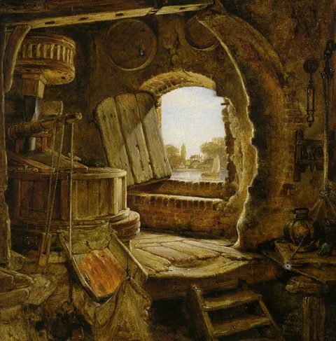 Edward William Cooke, Rembrandt's Father's Mill