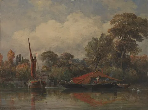 Edward William Cooke, Opposite my House at Barne