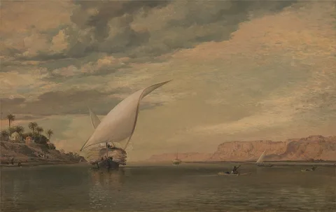 Edward William Cooke, On the Nile