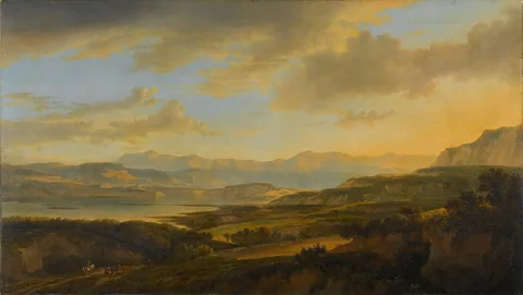 Jan Hackaert, The Lake of Zurich