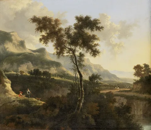Jan Hackaert, Mountainous landscape