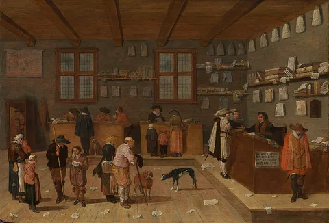 Pieter de Bloot, The lawyer's office