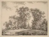 Martin von Molitor, A Meadow with Cattle at the Edge of a Wood