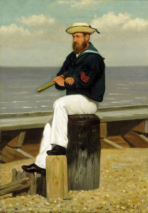 Henry Stacy Marks, Sailor on look out, ca.1855