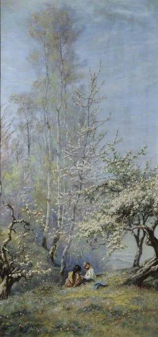 William John Hennessy, Spring at Calvados, France
