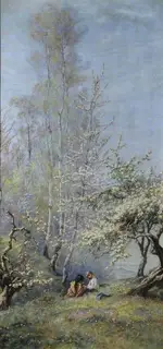 William John Hennessy, Spring at Calvados, France