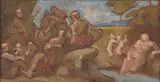 Milan Thomka Mitrovský, Sketch of Composition with Bathing People