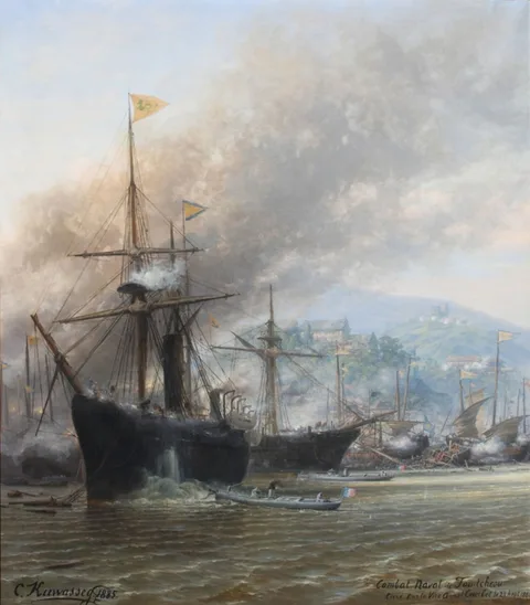 Charles Kuwasseg, Bombardment of Foutcheou