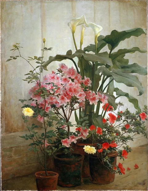 George Cochran Lambdin, Side of a Greenhouse
