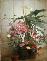 George Cochran Lambdin, Side of a Greenhouse
