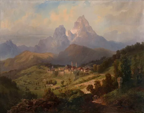 Bernhard Fiedler, A Tyrolese Landscape