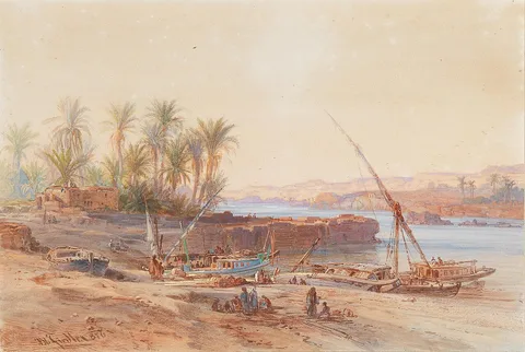 Bernhard Fiedler, Riverboats on the Nile