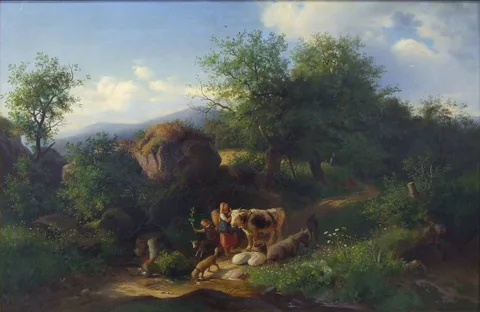 Albert Venus, Rest at the creek