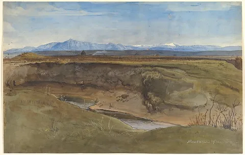 Albert Venus, Landscape near Rome