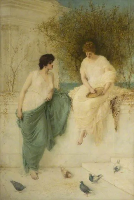 Henry Thomas Schafer, Feeding the Pigeons