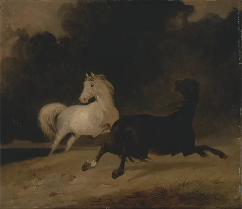 Thomas Woodward, Horses in a Thunderstorm