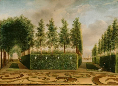 Johannes Janson, A Formal Garden