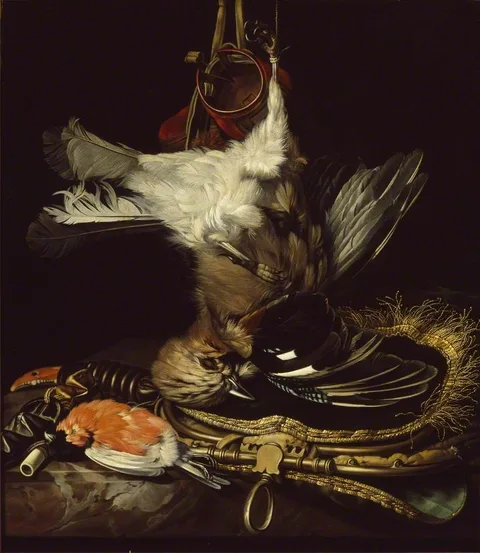 Willem van Aelst, Still Life with a dead Jay
