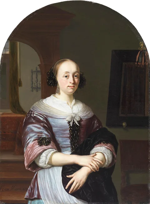 Frans van Mieris the Elder, A Portrait of a Lady