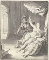 Willem van Mieris, Tarquinius bedreigt Lucretia