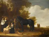 Jacob Gerritsz. Cuyp, Group portrait in a landscape