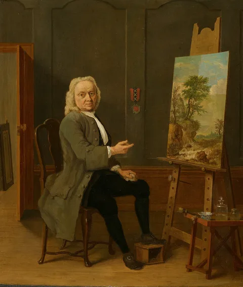 Jan ten Compe, Portrait of Jan van Dijk (1690-1769)